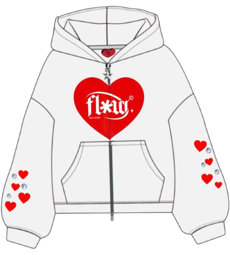 Sweetheart Zip-Up Hoodie (Pre-order)